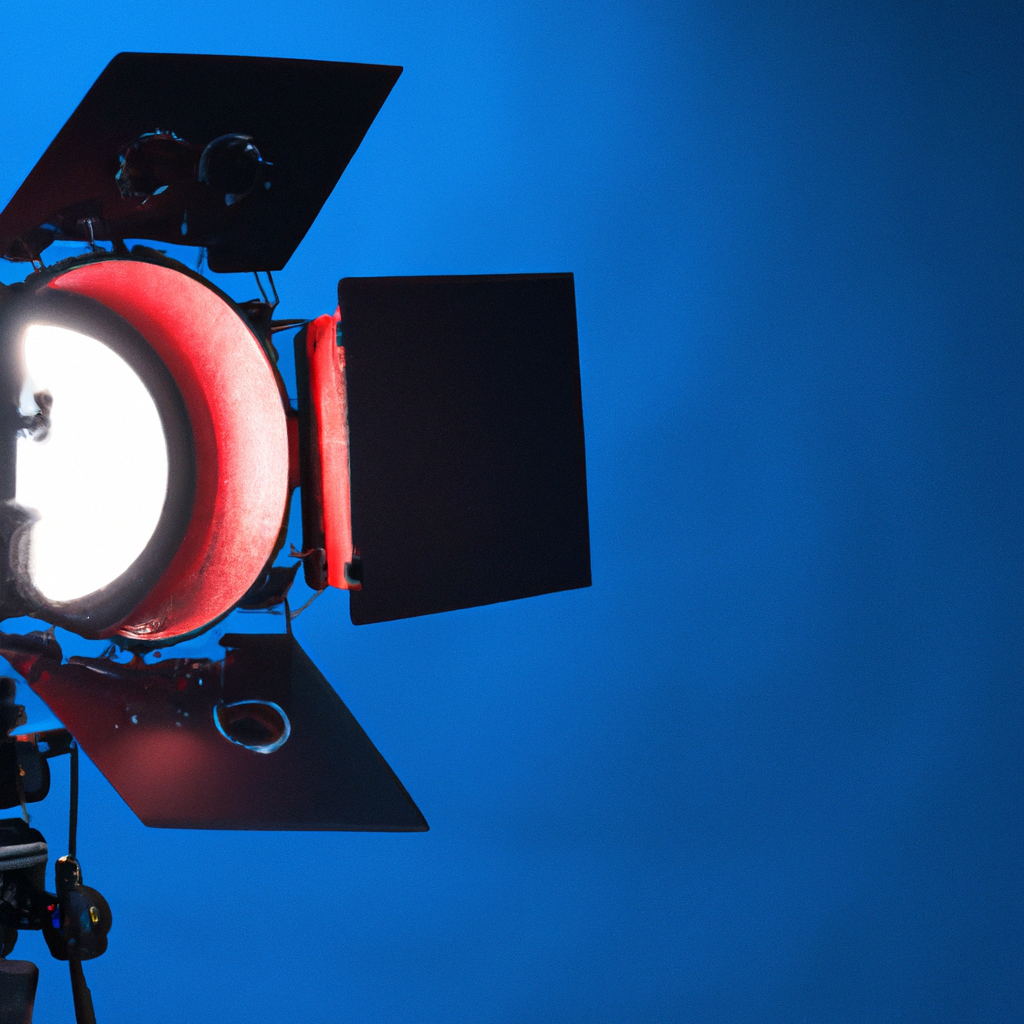 AI-generated minimal studio scene with soft light